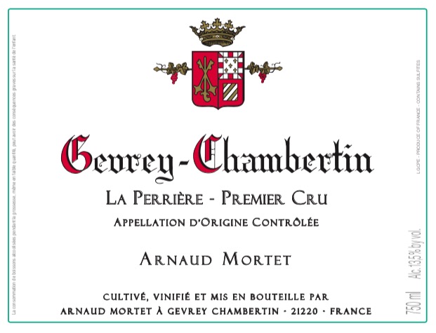 2019 Arnaud Mortet, Gevrey-Chambertin 1er Cru La Perriere【闪送】（65折）