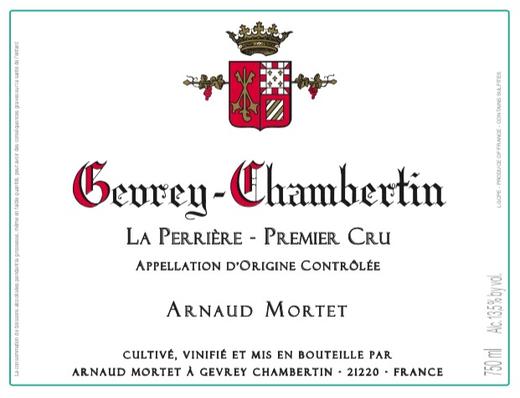 2019 Arnaud Mortet, Gevrey-Chambertin 1er Cru La Perriere【闪送】（65折） 商品图0