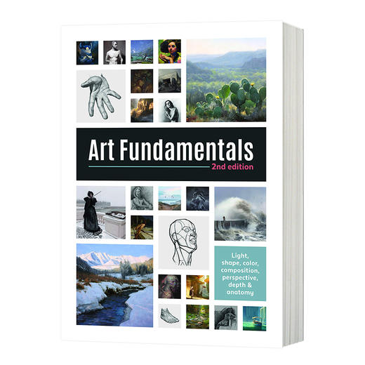 艺术基础 英文原版 Art Fundamentals 2nd edition 第二版 光 形状 颜色 透视 深度 构图 英文版进口原版英语书籍 商品图0