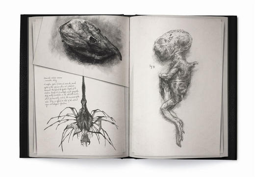 异形契约 大卫手稿 英文原版 Alien Covenant David's Drawings 外星生物艺术设计手绘手稿设定集 精装 英文版进口原版英语书籍 商品图2