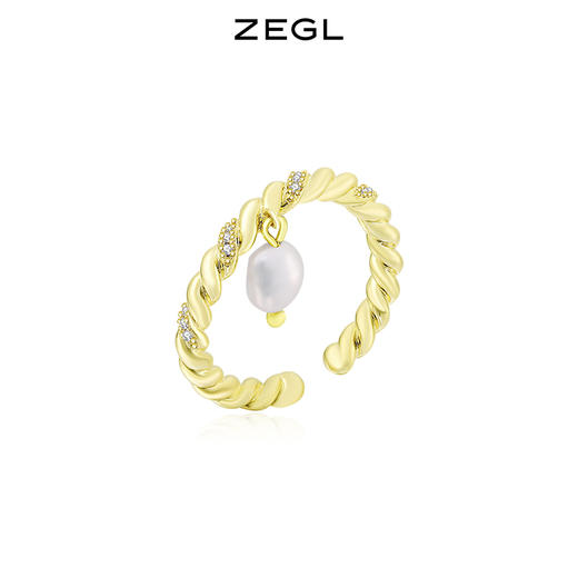 ZEGL设计师闺蜜系列法式复古戒指女设计小众ins潮装饰开口食指戒 商品图9