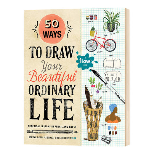 Flow杂志 绘制美好平凡生活的50种方式 英文原版 50 Ways to Draw Your Beautiful Ordinary Life 英文版进口原版英语书籍 商品图0