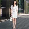白色连衣裙夏季新款女士正装时尚气质职业西装裙商务工作服 商品缩略图1