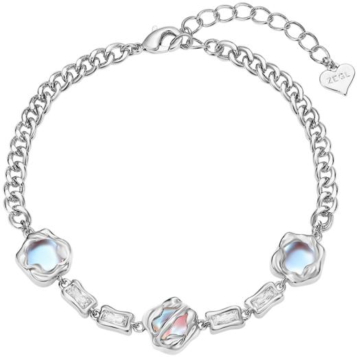 ZEGL设计师闺蜜系列紫色爱心蝴蝶手链女ins小众设计2022新款手饰 商品图5