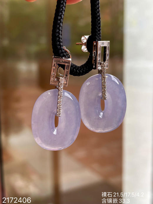2172406，冰近高冰紫方扣耳坠，59999 商品图8