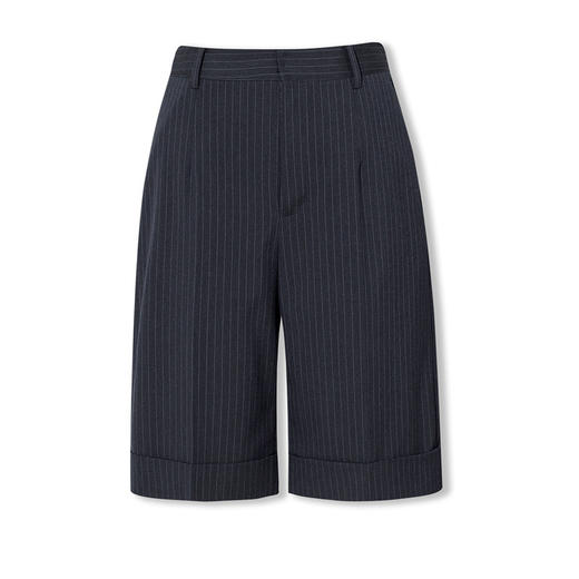 【商场同款】麦檬夏条纹高腰休闲中裤5C5251351 商品图4