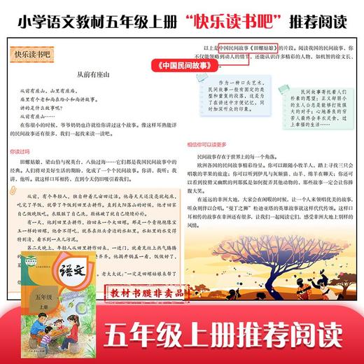 (仓发) 中国民间故事 田螺姑娘 快乐读书吧五年级上册推荐课外阅读书 小学语文教材配套课外阅读书目 附真题/南方出版社/闻钟/9787550154698 商品图2