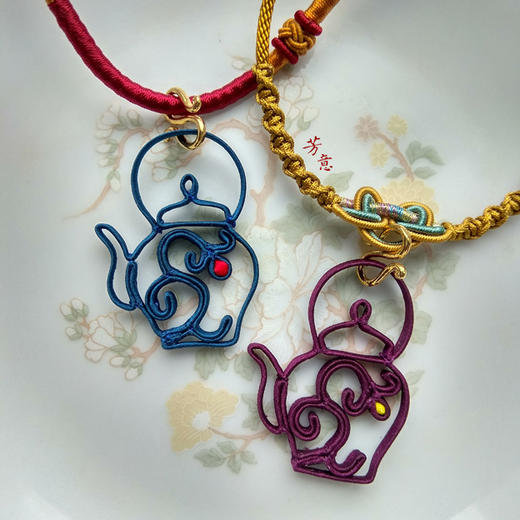 茶壶盘扣吊坠项链○芳意旗袍 商品图0