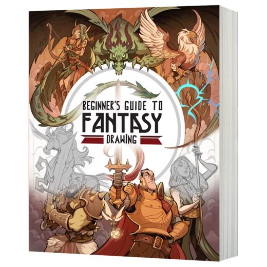 奇幻绘画初学者指南 英文原版 Beginner's Guide to Fantasy Drawing 绘画技巧幻想人物 英文版进口原版英语书籍 商品图1