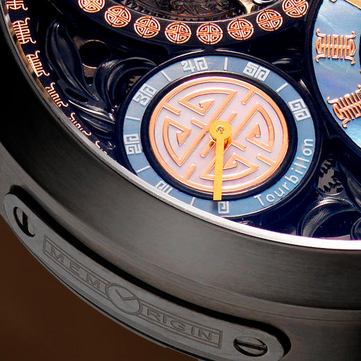 MEMORIGIN万希泉靳埭强系列男士腕表机芯刻字陀飞轮手表男机械表 商品图3