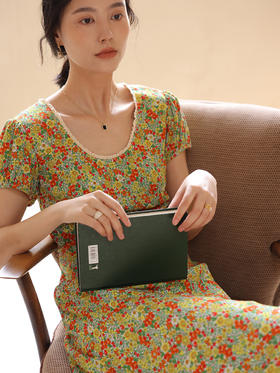 HeyDress法式复古碎花连衣裙女夏季高腰显瘦U领蕾丝边气质裙子