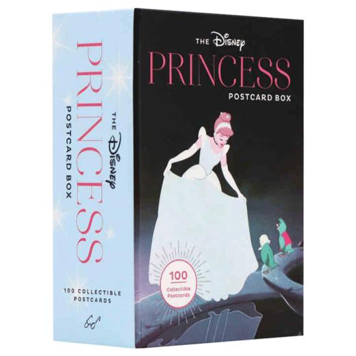 迪士尼公主明信片盒:100张收藏明信片 英文原版 The Disney Princess Postcard Box 盒装 周边 英文版 进口英语书籍 商品图1