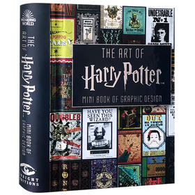 哈利波特艺术画册设定集：平面艺术设计迷你书 英文原版 Art of Harry Potter Mini Book of Graphic Design 精装进口英语书籍