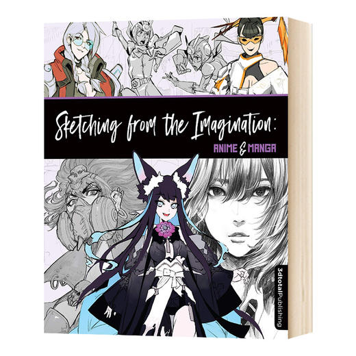 幻想速写集 动画与漫画 英文原版 Sketching from the Imagination Anime & Manga 从想象中素描 手绘插画技巧 英文版进口英语书 商品图0