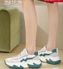 西村名物2022春季新款拼色榴莲厚底舒适老爹鞋女运动休闲鞋X22AM10661 商品缩略图1