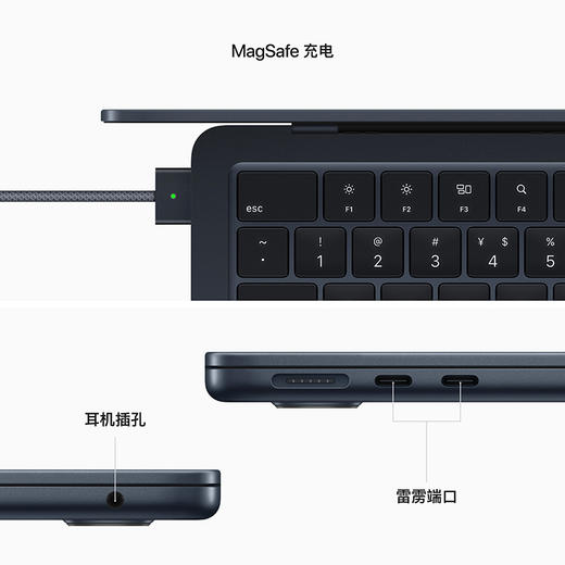 【教育版】Apple MacBook Air 13.6英寸 M2 芯片 笔记本电脑 商品图4