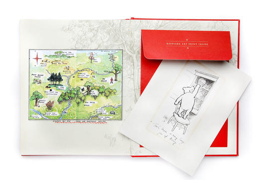 Collins小熊维尼艺术设定集 英文原版 The Art of Winnie the Pooh 维尼熊 E H Shepard 大开本 儿童插画故事书 精装 英文版进口英语书籍 商品图2