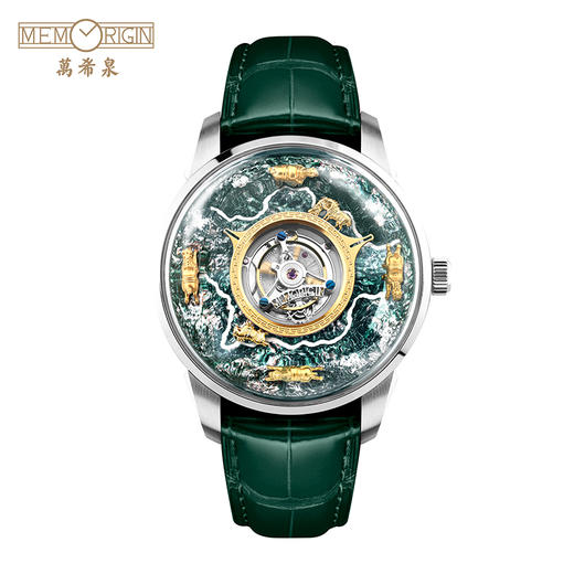 MEMORIGIN万希泉 陀飞轮盛唐六俊腕表 银色 商品图0