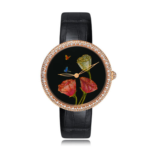 KONCISE孔氏珐琅  永恒的爱 黄金掐丝珐琅 18K金腕表 商品图0