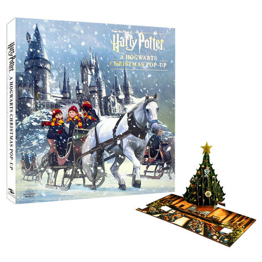 哈利波特立体书 霍格沃茨的圣诞节 英文原版 Harry Potter A Hogwarts Christmas Pop Up 3D益智活动书进口原版英语书籍圣诞节绘本 商品图1