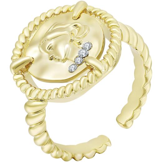 ZEGL设计师闺蜜系列法式复古戒指女设计小众ins潮装饰开口食指戒 商品图11