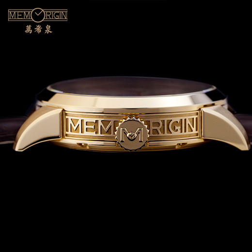 MEMORIGIN 万希泉陀飞轮腕表 机械手表 珐琅系列 陶瓷表盘 玫瑰金 商品图3