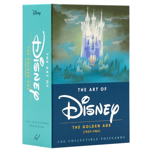 迪士尼珍藏版100张经典动画明信片 英文原版 The Art of Disney The Golden Age 黄金年代 礼盒装 英文版 精装 进口英语艺术类书籍 商品图4