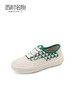 西村名物夏季薄款帆布鞋女小香风百搭棋盘格溶解鞋休闲板鞋11301 商品缩略图3