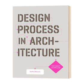 建筑的设计过程 从概念到建成 英文原版 Design Process in Architecture 建筑设计灵感启发学习 英文版进口原版英语书籍