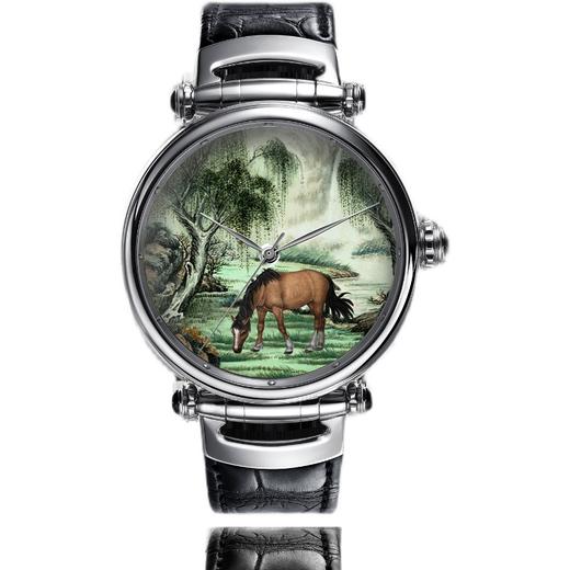 KONCISE/孔氏珐琅 玉柳俊鬃 微绘珐琅腕表 商品图0