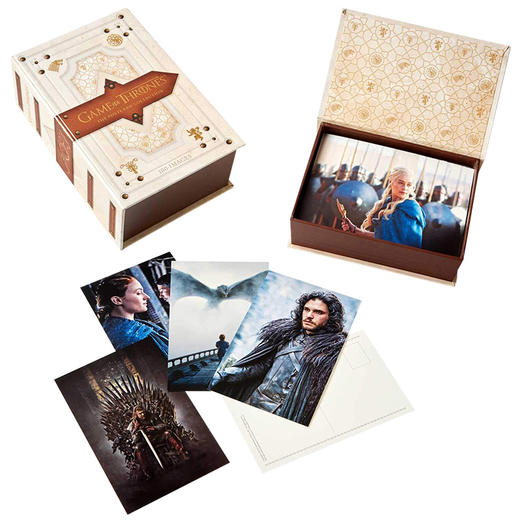 权力的游戏：明信片合集 英文原版 Game of Thrones ：The Postcard Collection冰与火之歌 精美盒装 影视周边 进口英语书籍正版 商品图0