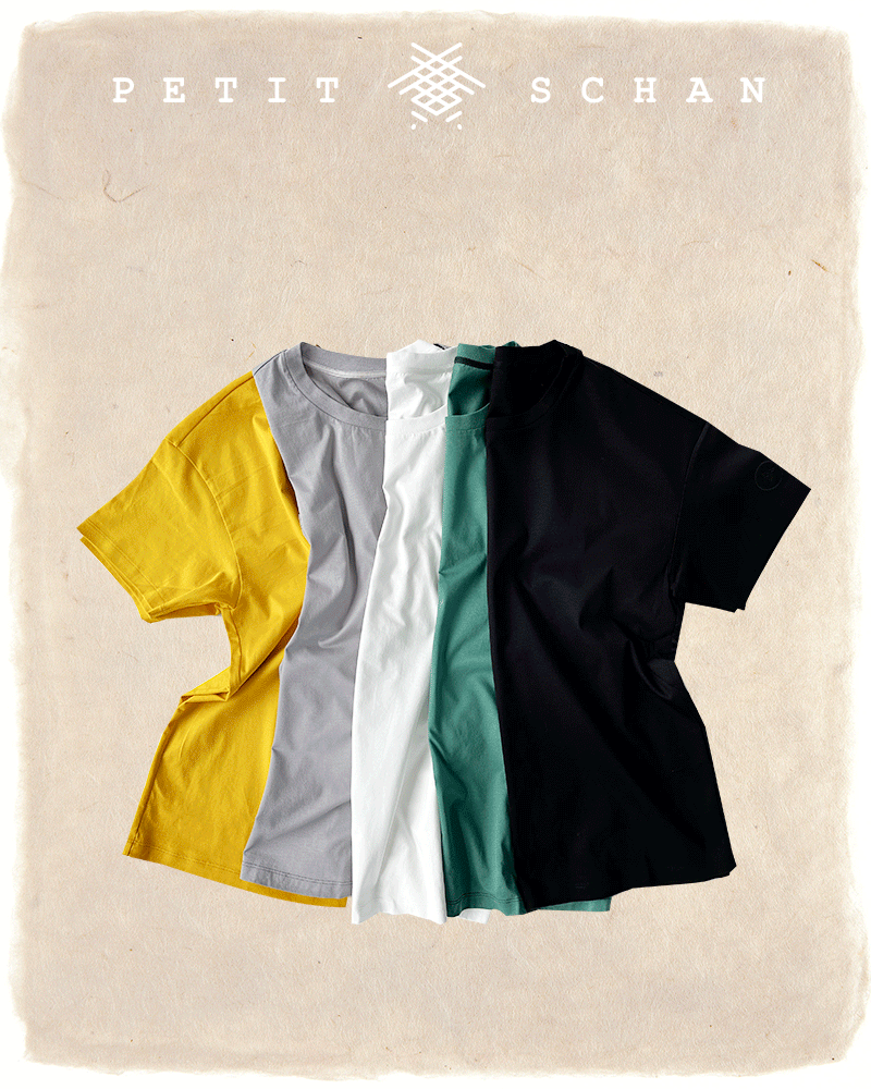 【经典必入款】PETIT SCHAN小闪 CLO# 031 Basic Schan 基础闪 80S新疆长绒棉/匹马棉经典必入款短袖T恤