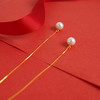 美裕 【清音】银925淡水珍珠耳钉 7.5-8mm白105620 商品缩略图2