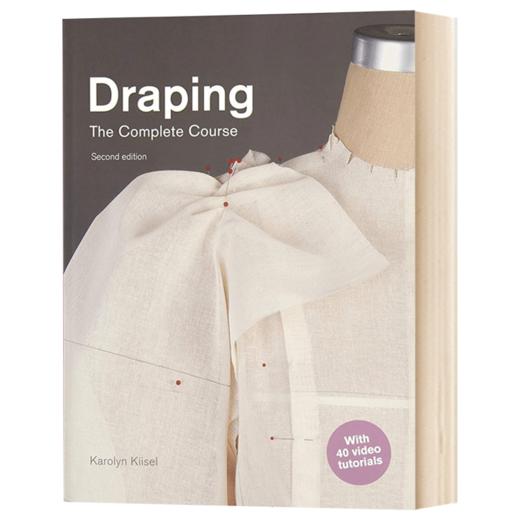 立体剪裁全书 第2版 英文原版 Draping The Complete Course 服饰设计剪裁教程教材 时尚制衣入门 礼服裙子裤子 英文版进口英语书 商品图3