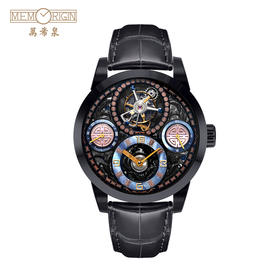 MEMORIGIN万希泉靳埭强系列男士腕表机芯刻字陀飞轮手表男机械表