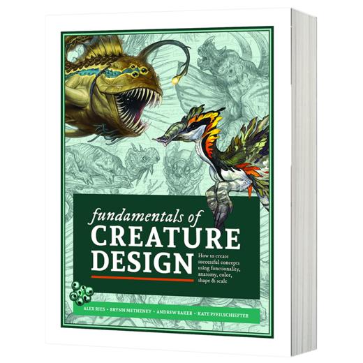 初学者生物设计指南 英文原版 Beginner’s Guide to Creature Design 角色设计 英文版进口原版英语书籍 商品图1