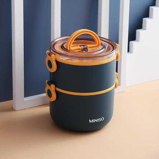 SO-L1188 名创优品双层圆形便当盒 商品图9