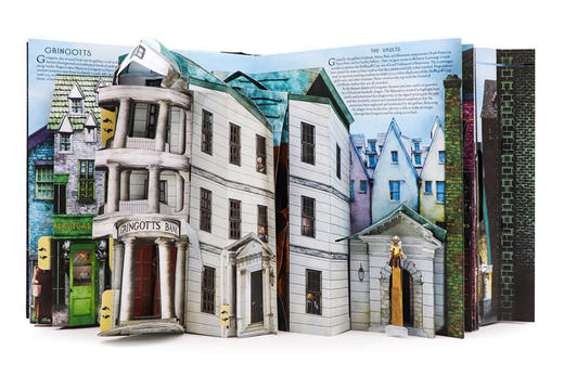 哈利波特 对角巷 立体书 英文原版 Harry Potter A Pop Up Guide to Diagon Alley and Beyond 英文版进口原版英语艺术类书籍 商品图3