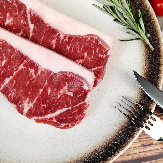 【3-5片 1.2-2斤装】澳洲谷饲安格斯西冷牛排 600g-1000g 原肉原切  鲜嫩多汁 可煎可烤 商品图3