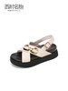 西村名物凉鞋女厚底增高2022夏季新款百搭罗马凉鞋仙女风ins24651 商品缩略图2