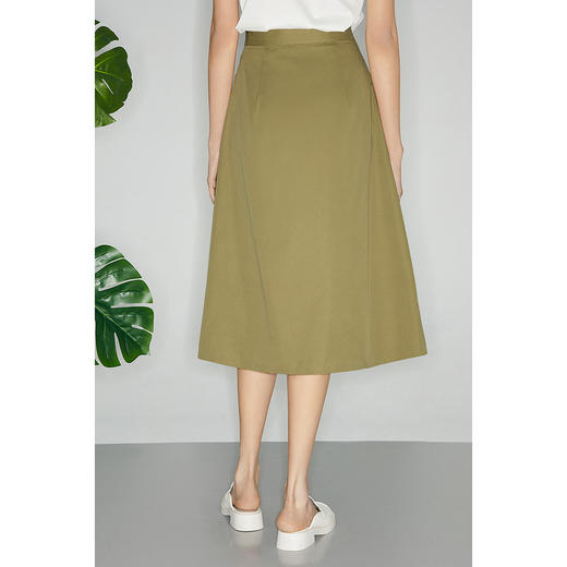 【商场同款】麦檬夏拼接本布腰带半身裙5C6141771 商品图3