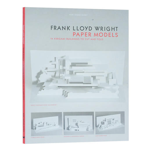 弗兰克 劳埃德 赖特纸模型 英文原版 Frank Lloyd Wright Paper Models 14切割和折叠剪纸模型 英文版 进口英语书籍 商品图0