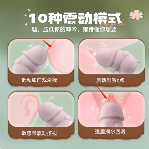 乐小伴猪比特跳蛋弹丸成人情趣用品女用阴蒂按摩棒卡通可爱猪猪玩具 商品图2