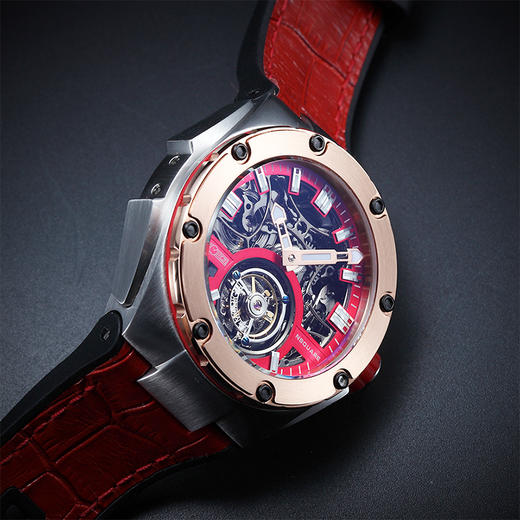 MEMORIGIN万希泉速度x时间 DynamicSeries陀飞轮男腕表透底机械表 商品图2