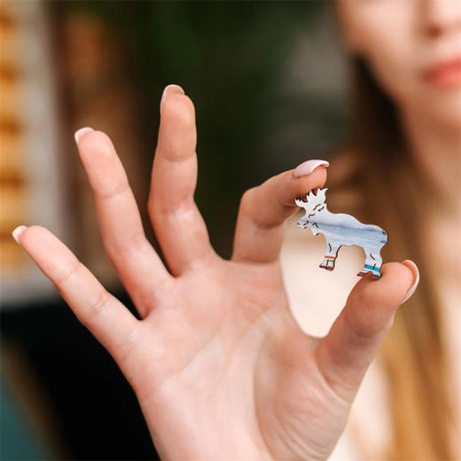 TREFL 平面木制拼图500+1片彩色小狗TREC20160 商品图5