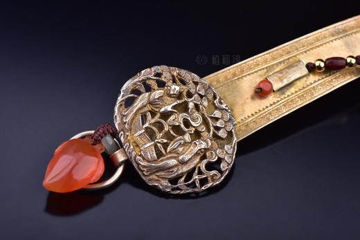 【香韵】精品老簪小叶紫檀项链-ZX2004386 商品图2