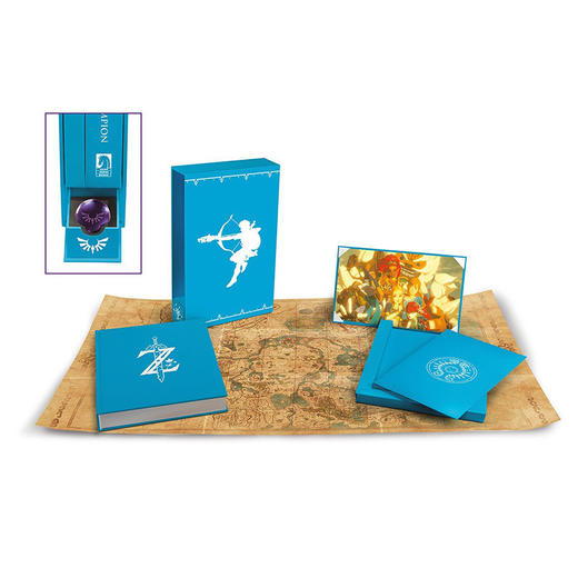 塞尔达传说 荒野之息设定集 豪华版 英文原版 The Legend of Zelda 精装 附赠地图 玻璃黑马出版 英文版进口原版英语书籍 商品图0