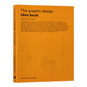 平面设计有这个50个点子就通了 英文原版 The Graphic Design Idea Book 来自鬼才设计师的分享 设计理论 英文版进口英语艺术书籍