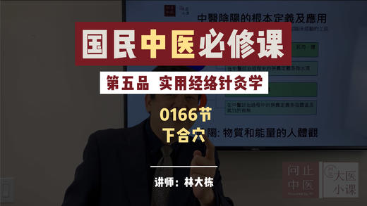 实用经络针灸学-下合穴-112期 商品图0