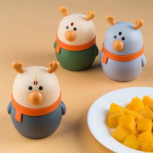 创意牙签盒家用按压式自动弹出创意卡通轻奢时尚客厅便携式牙签筒 商品图7